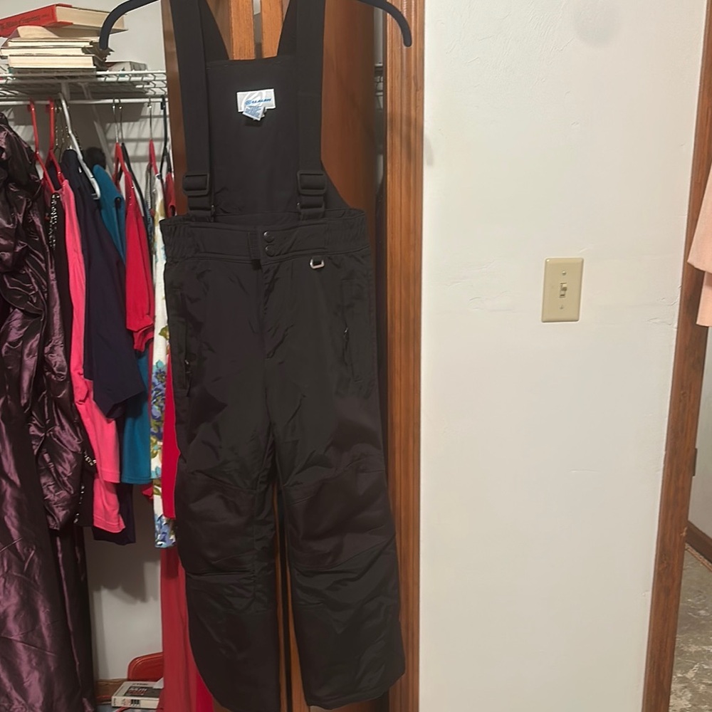 Black kids Snow Bibs